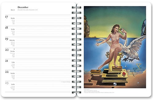 Salvador Dali Weekly Planner and Calendar 2020-2021